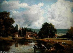 Aylesford, Kent, From The River Medway — Frederick Waters (william) Watts