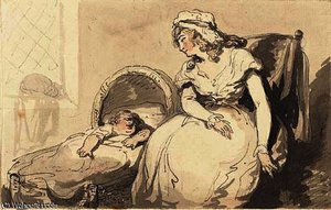 Mother And Child — Thomas Rowlandson