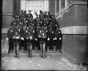 John Jay Smith With Cadets — Smith, Hamilton Sutton