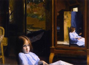 Little Girl (also Known As Lucie Esnault And Reflection) — Jacques-émile Blanche