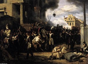 The Gate At Clichy — Émile Jean-horace Vernet