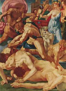 Moses Defending The Daughters Of Jethro — Rosso Fiorentino
