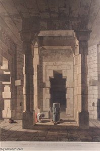 Ruins Of The Palace, Madura, Part Of The Interior Of An Hindoo Temple,at Deo, In Bahar, Interior Of The Temple Of Mandeswara Near Chaynpore, Bahar, Das Avatara — Thomas And William Daniell