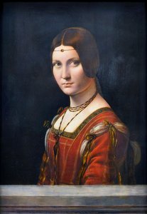 Bilinmeyen Bir Kadının Portresi (la Belle Ferronnière) — Leonardo Da Vinci