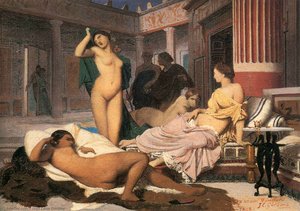 Greek Interior [sketch] — Jean-léon Gérôme