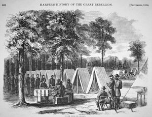 Pennsylvania Soldiers Voting At The Army — Alfred Rudolph Waud