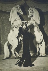 The Marquise Casati, “the Empress Of Austria Ramping Her Horses Flick And Flock”, At The Ball Of The Famous Paintings, Hosted By The Count Étienne De Beaumont, In Paris. — Man Ray