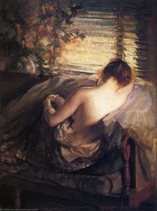 The Venetian Blind — Edmund Charles Tarbell