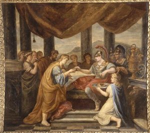 Le Mariage D'alexandre Et Roxane — René Antoine Houasse