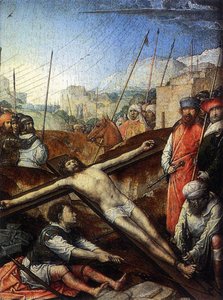 Christ Nailed To The Cross — Juan De Flandes