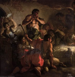 Adoration Of The Shepherds (detail) — Antonio Balestra
