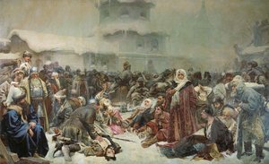 Martha The Mayoress. Destruction Of Novgorod By Ivan Iii. — Klavdi Vasilievich Lebedev