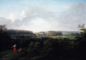 View Towards Frederiksgave On Funen — Jens Jørgensen Juel