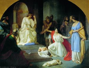 The Judgment Of King Solomon — Nikolai Ge