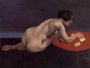 Solitaire (also Known As Nude Playing Cards) — Félix Vallotton