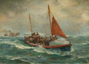 Lifeboat, 'fredrick Angus' — Bernard Finnigan Gribble