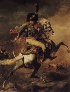 Un Oficial De Los Cazadores Ordenando Una Carga — Teodoro Gericault