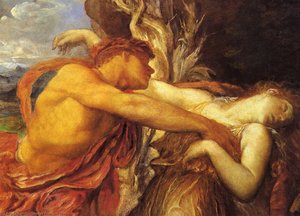 Orpheus And Eurydice (detail) — George Frederic Watts