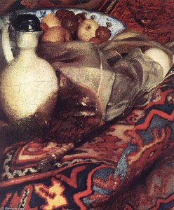 Kvinde Søvnende Ved Bordet — Johannes Vermeer