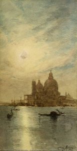 A Bit Of Venice (venice, The Salute) — Clara Montalba