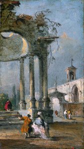 Caprice View With Ruins — Francesco Lazzaro Guardi