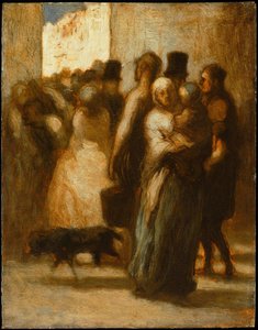 To The Street — Honoré Daumier