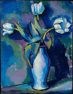 Three White Tulips — Charles Rettew Sheeler Junior