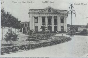 São Carlos Theater — Unidentified Artist, Harper's Weekly