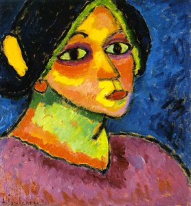 Ragazza Con La Cuffia — Alexej Von Jawlensky