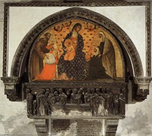 Monument To The Doge Francesco Dandolo — Paolo Veneziano