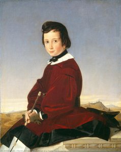 Portrait Of A Young Horsewoman — Charles David Cobb
