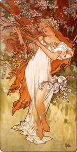 Spring Panel — Alphonse Mucha