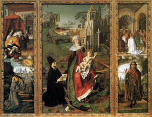 Retable Of The Virgin Of Montserrat — Bartolomé Bermejo