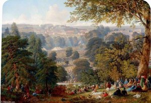 Flower Show In Auckland Park, County Durham — John Wilson Carmichael