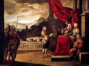 Joseph Explaining The Dream To Pharaoh — Antonio Del Castillo Y Saavedra