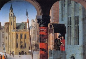 The Judgment Of Cambyses (detail) — Gerard David