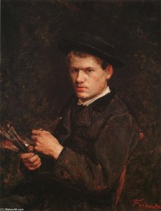 Self Portrait — Émile Friant