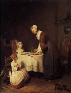 Saying Grace — Jean-baptiste-siméon Chardin