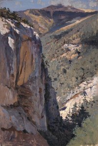 Mountainous Ravine At Ay Vasil, Crimea — Iosif Evstafevich Krachkovsky