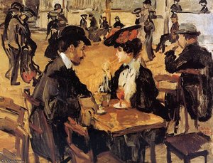 Cafe Dansant Moulin Galette Sun — Isaac Lazarus Israels