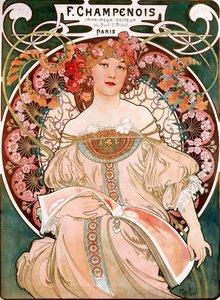 F Champenois Imprimeur Editeur — Alphonse Mucha