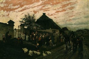 The Funeral — Jakub Schikaneder