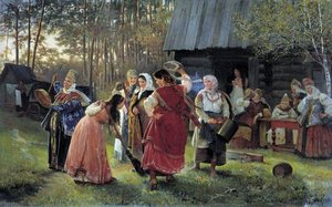 Girls' Party — Aleksei Ivanovich Korzukhin