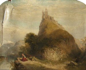 View Near Trarbach On The Moselle — John Adam Houston
