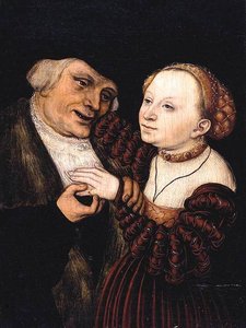The Ill-matched Lovers — Lucas Cranach The Younger