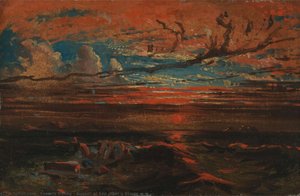 Sunset At Sea After A Storm — Francis Danby