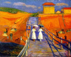 Cape Code Pier — William James Glackens