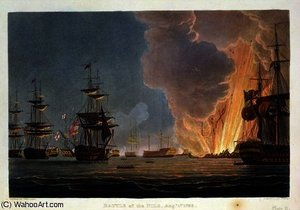 The Battle Of The Nile, 1st August — Thomas Whitcombe