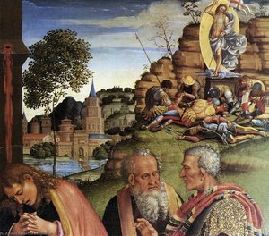 Lamentation Over The Dead Christ (detail) — Luca Signorelli