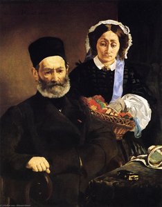 Portrét Pána A Pani Auguste Manetových — Édouard Manet